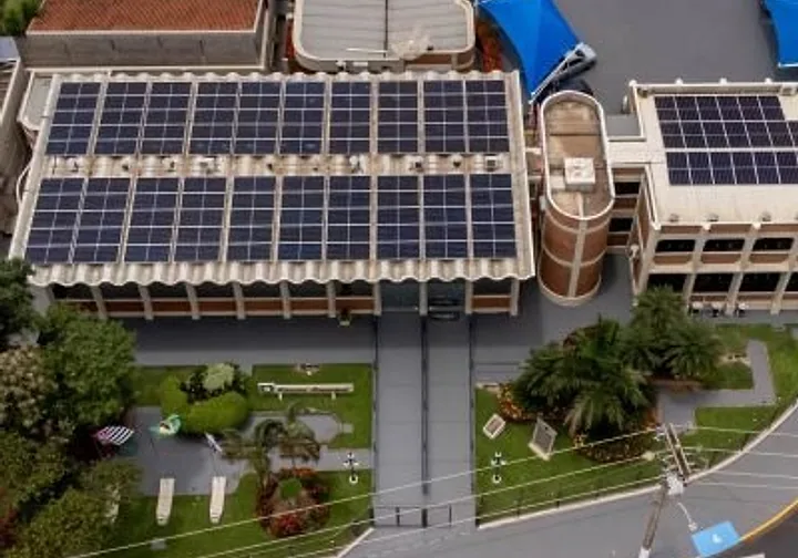 Instalação de energia solar — Câmara Municipal de Matão